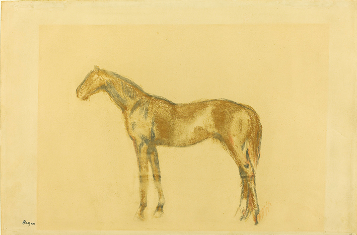  Degas - Horse, c. 1890